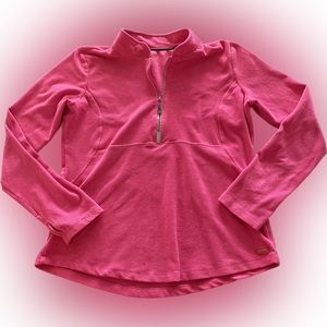 Calvin Klein Performance 1/4 Zip Pullover / Color: Pink / Size: XL